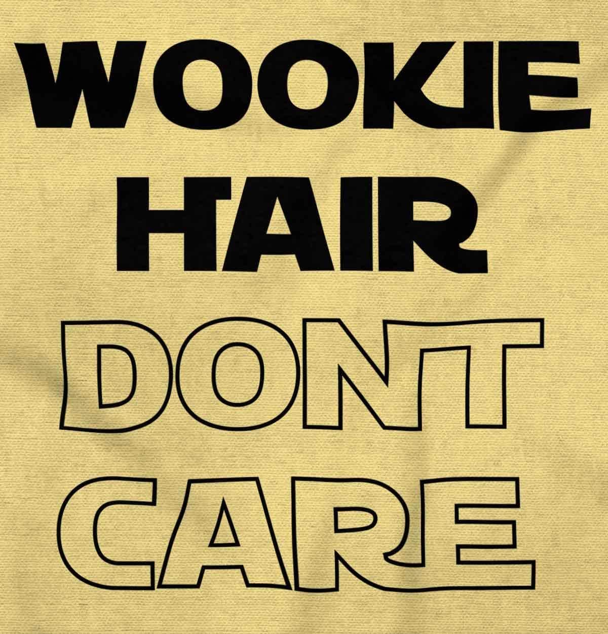 imageBrisco Brands Wookie Hair Dont Care Dark Galaxy Toddler Boy Girl T ShirtButter