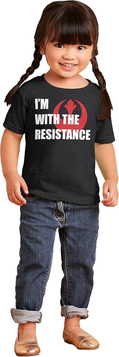 imageBrisco Brands with The Resistance Dark Galaxy Hero Toddler Boy Girl T ShirtBlack