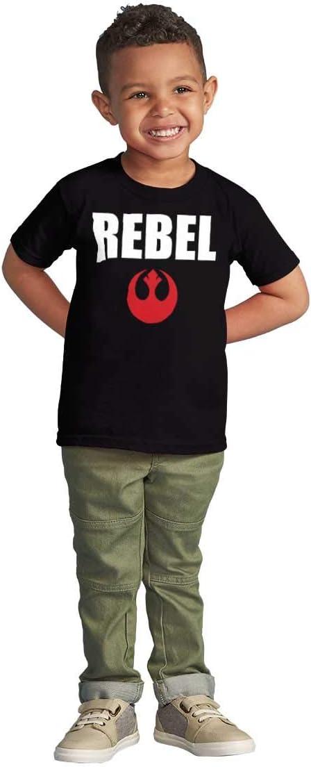 imageRebel Dark Galaxy Retro Scifi Nerd Toddler Boy Girl T ShirtBlack