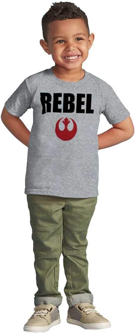 imageRebel Dark Galaxy Retro Scifi Nerd Toddler Boy Girl T ShirtHeather