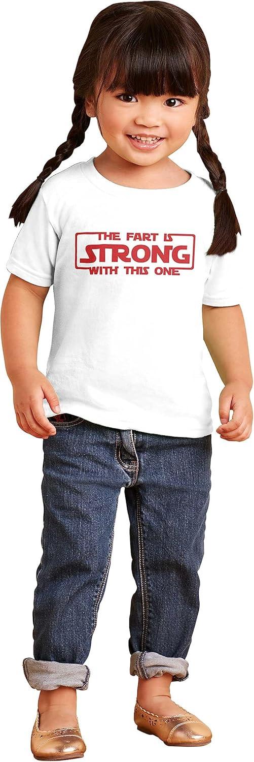 imageStrong with This One Retro Space Toddler Boy Girl T ShirtWhite