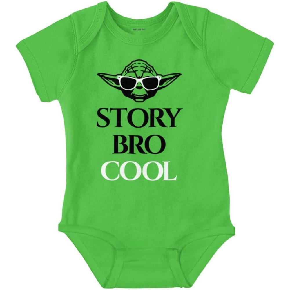 imageBrisco Brands Story Bro Master Space Alien Baby Romper Boys or GirlsApple