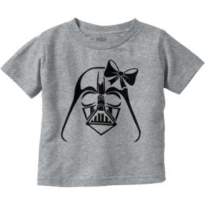 Girly Cute Sci Fi Villain Funny Cool Youth T Shirt Tee Girls(Heather)
