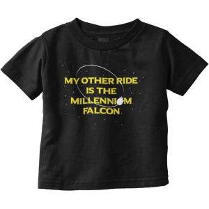 Other Ride Millennium Orbit Galaxy Toddler Boy Girl T Shirt(Black)