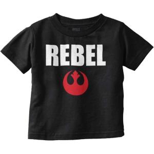 Rebel Dark Galaxy Retro Sci-fi Nerd Toddler Boy Girl T Shirt(Black)