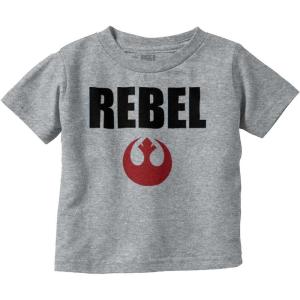 Rebel Dark Galaxy Retro Sci-fi Nerd Toddler Boy Girl T Shirt(Heather)