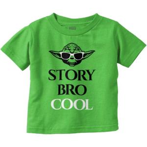 Story Bro Master Space Alien Toddler Boy Girl T Shirt(Apple)