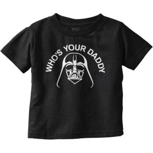 Who’s Your Daddy Dark Space Lord Toddler Boy Girl T Shirt(Black)