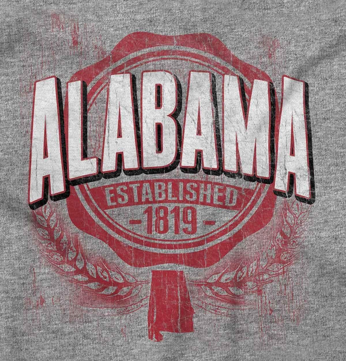 imageBrisco Brands Alabama Athletic Block Letters Cool Baby Romper Boys or GirlsHeather