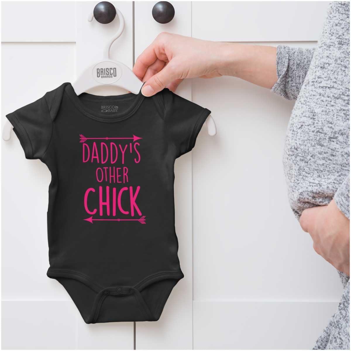 imageBrisco Brands Daddys Other Chick Boho Arrows Baby Bodysuit Jumper GirlsBlack