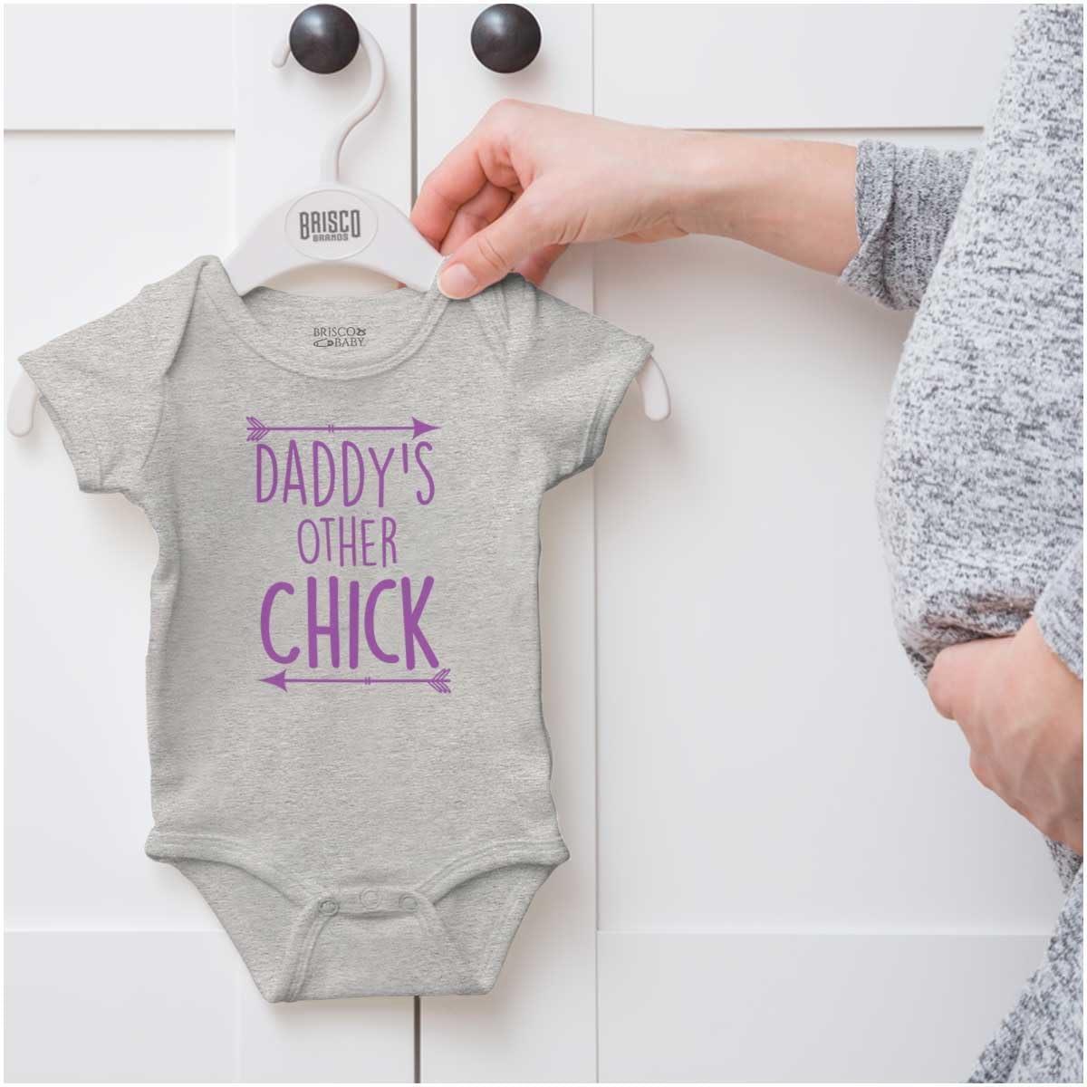 imageBrisco Brands Daddys Other Chick Boho Arrows Baby Bodysuit Jumper GirlsHeather