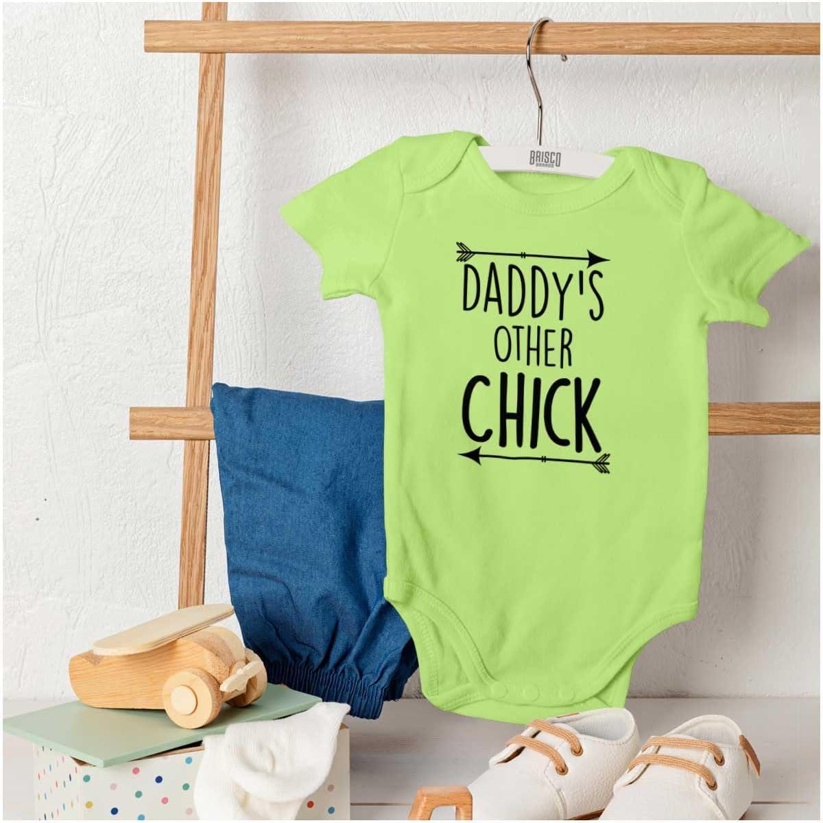 imageBrisco Brands Daddys Other Chick Boho Arrows Baby Bodysuit Jumper GirlsKey Lime