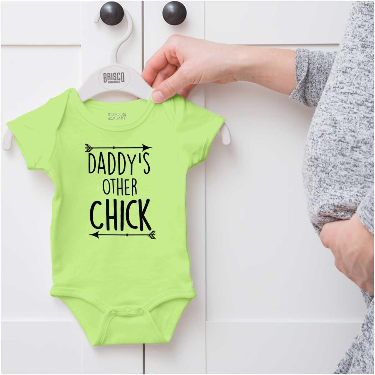imageBrisco Brands Daddys Other Chick Boho Arrows Baby Bodysuit Jumper GirlsKey Lime