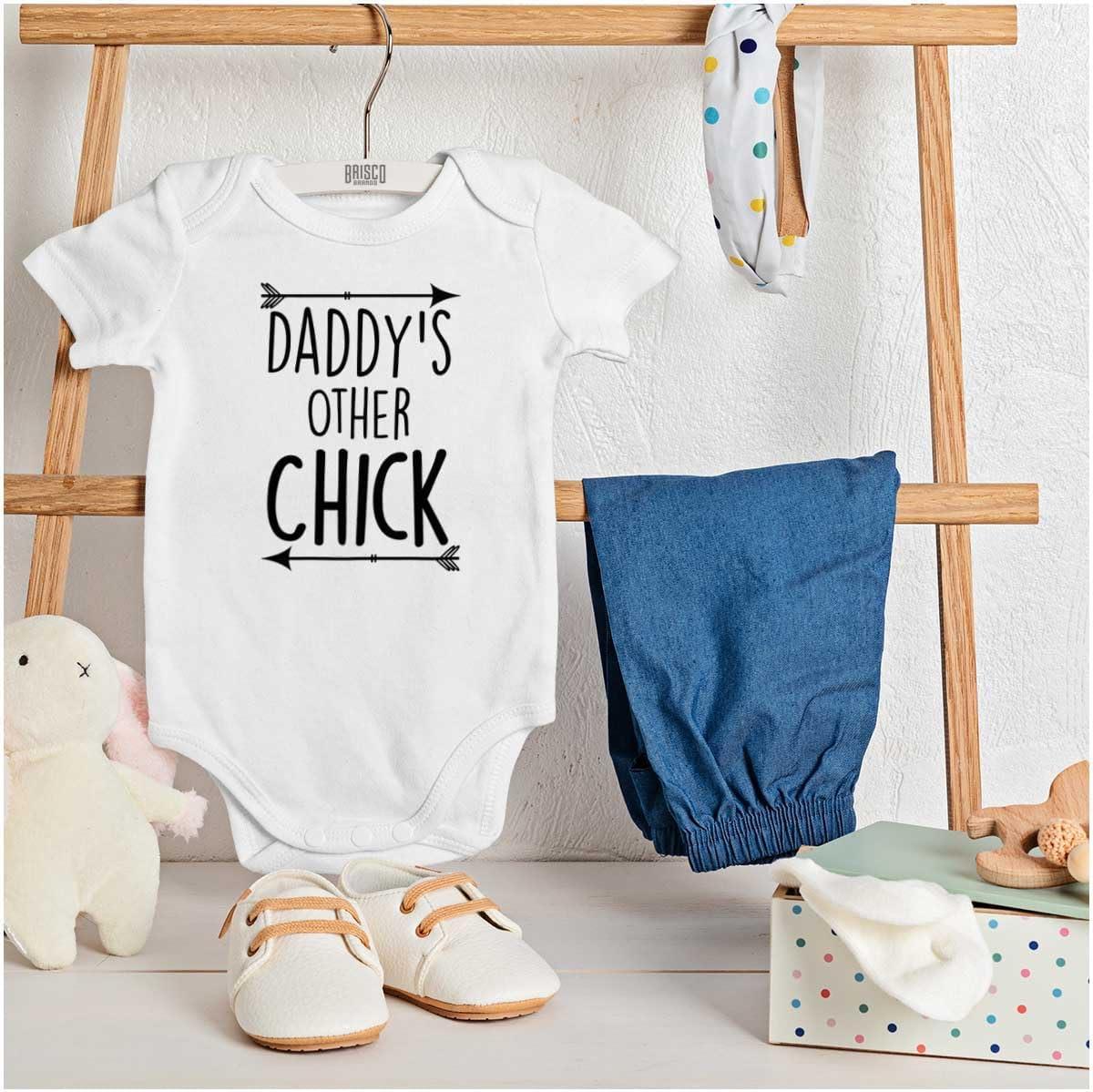 imageBrisco Brands Daddys Other Chick Boho Arrows Baby Bodysuit Jumper GirlsWhite
