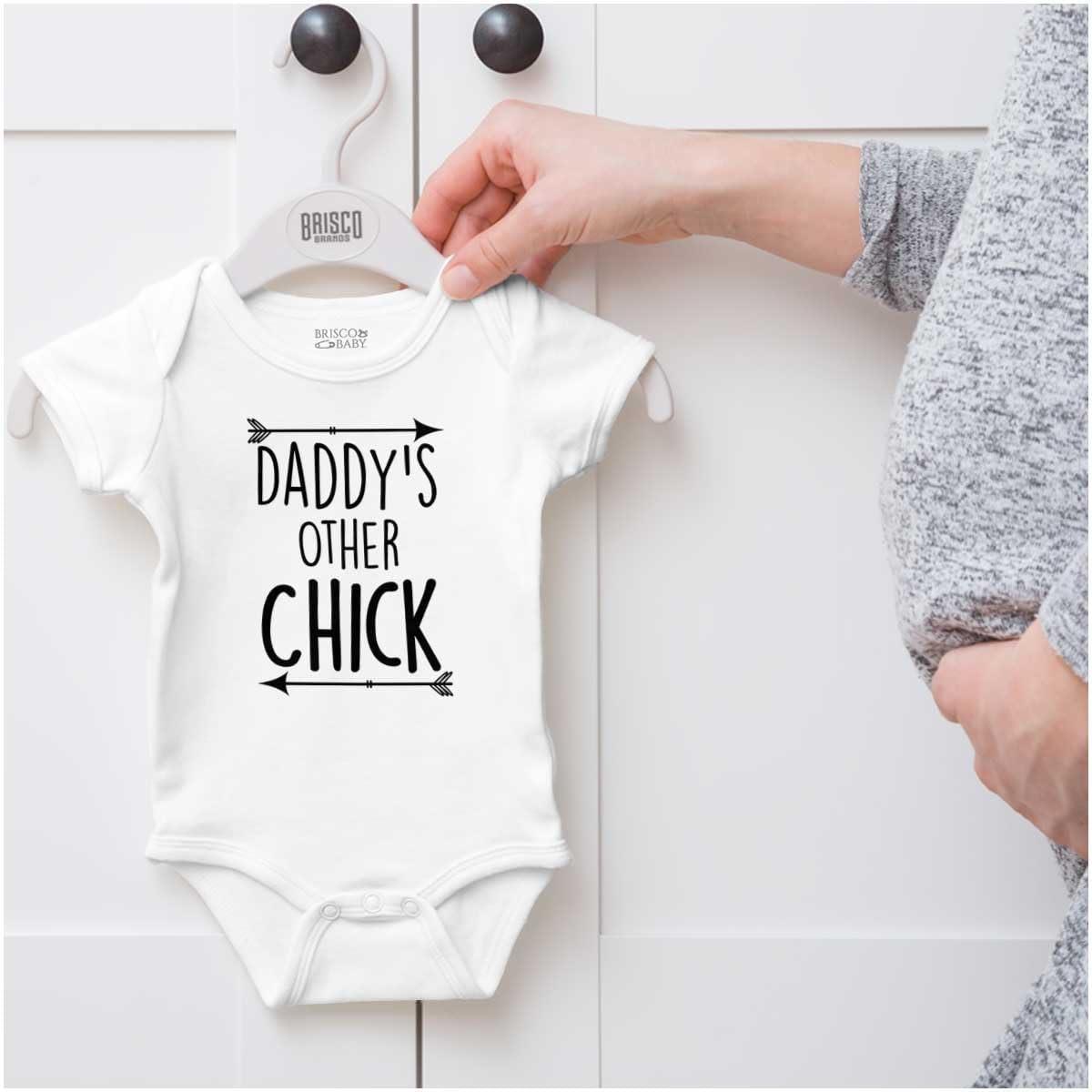 imageBrisco Brands Daddys Other Chick Boho Arrows Baby Bodysuit Jumper GirlsWhite