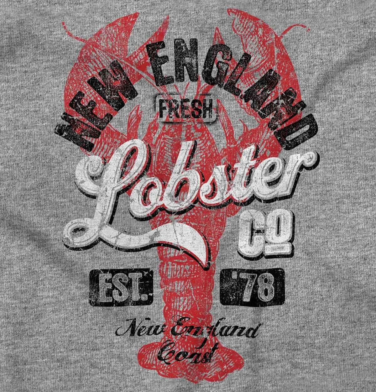 imageBrisco Brands New England Lobster Maine Seafood Baby Romper Boys or GirlsHeather