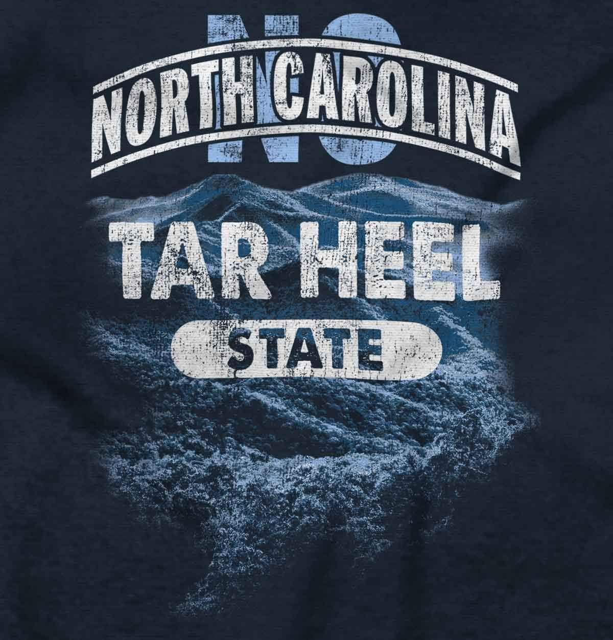 imageBrisco Brands North Carolina Tar Heel State Tourism Baby Romper Boys or GirlsNavy