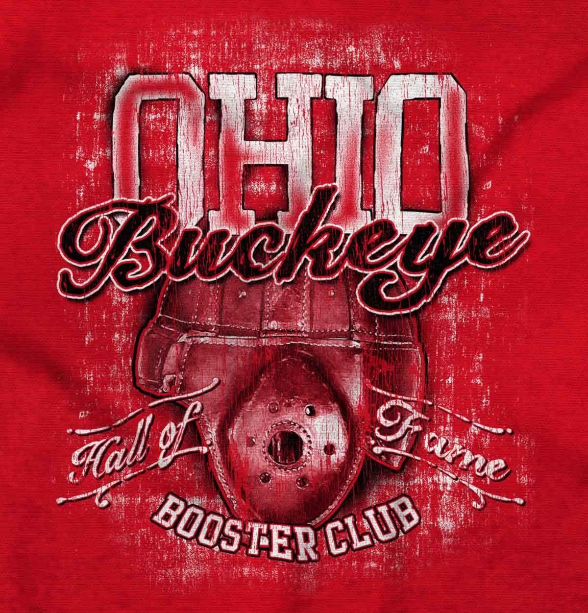 imageBrisco Brands Ohio Proud Local Hall of Fame Club Baby Romper Boys or GirlsRed