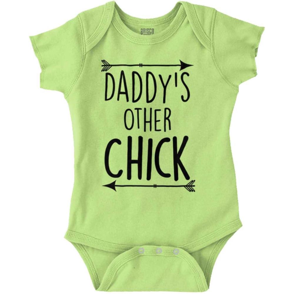 imageBrisco Brands Daddys Other Chick Boho Arrows Baby Bodysuit Jumper GirlsKey Lime