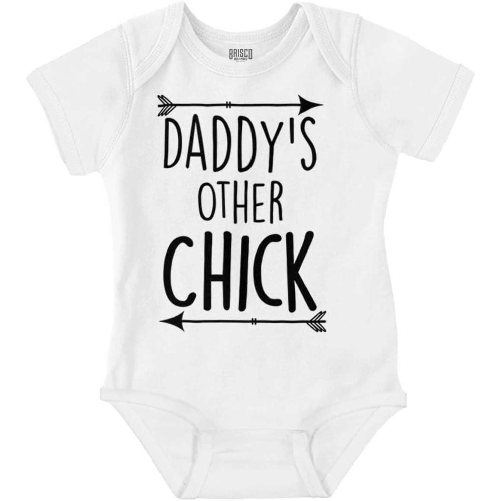 imageBrisco Brands Daddys Other Chick Boho Arrows Baby Bodysuit Jumper GirlsWhite