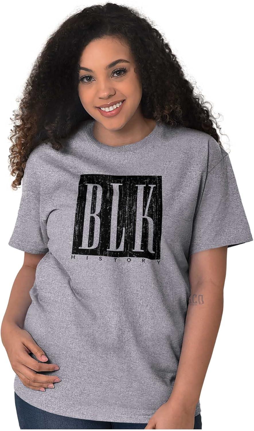 imageBLK History Black Pride Movement Graphic T Shirt Men or WomenSport Grey