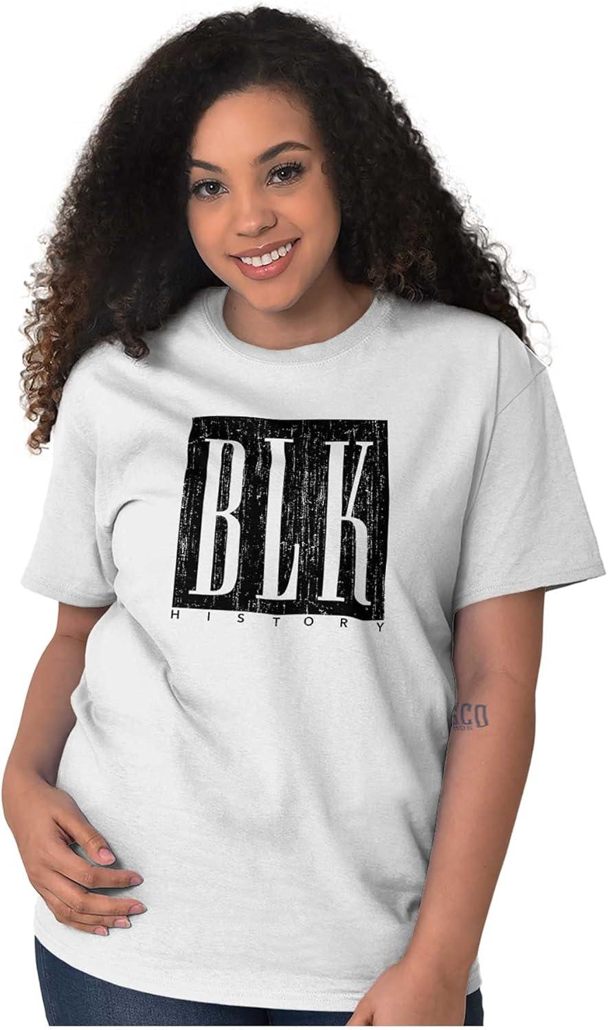imageBLK History Black Pride Movement Graphic T Shirt Men or WomenWhite