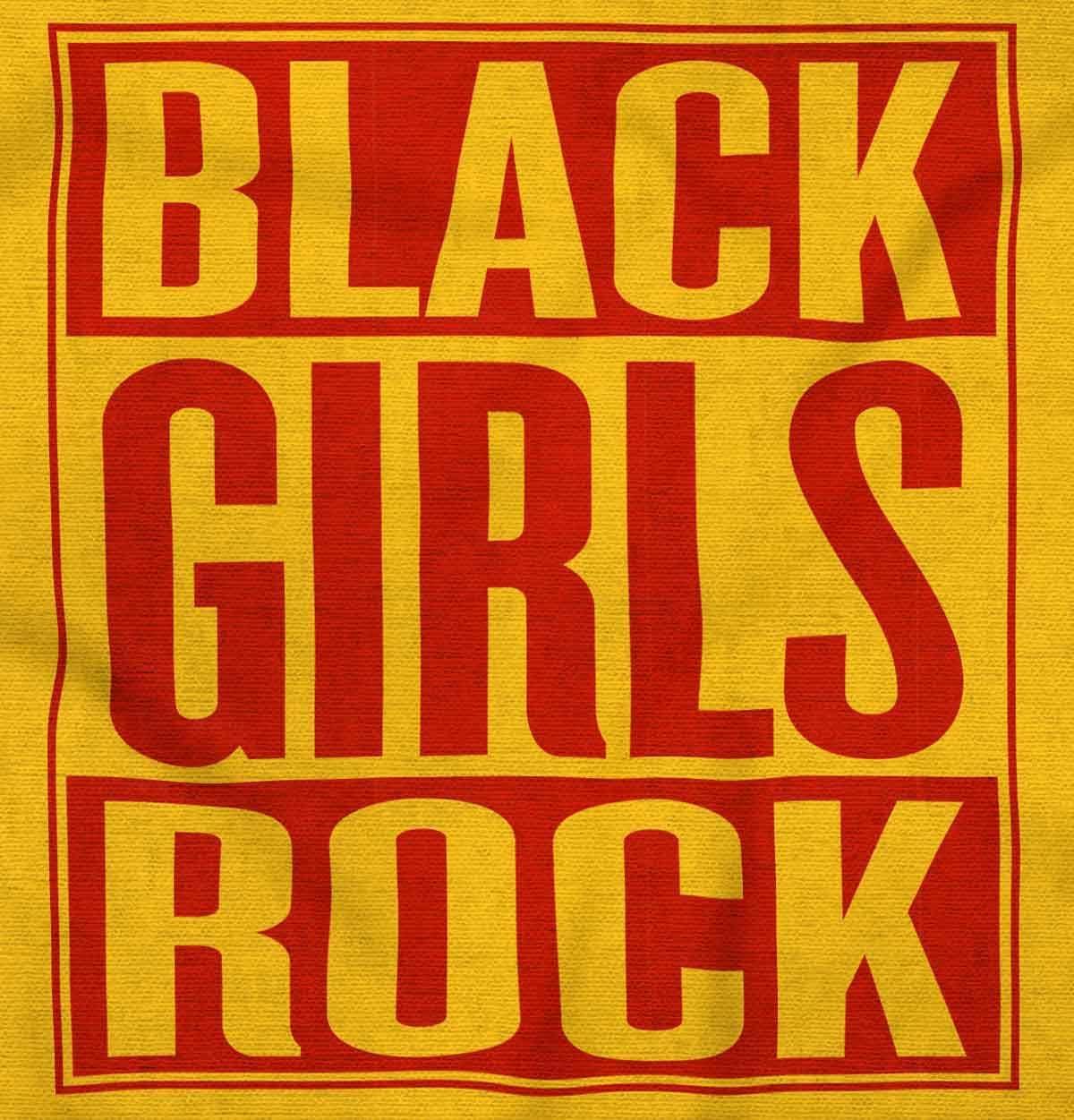 imageBlack Girls Rock Melanin Queen Womens Graphic T Shirt TeesGold