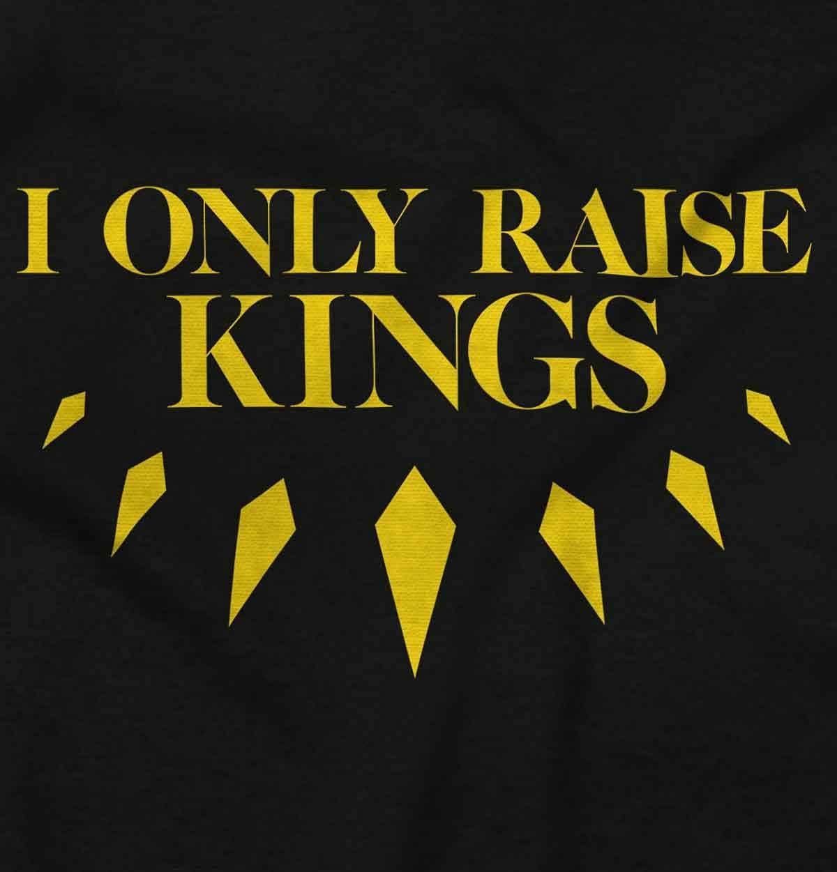 imageBlack Pride I Only Raise Kings Womens Graphic T Shirt TeesBlack