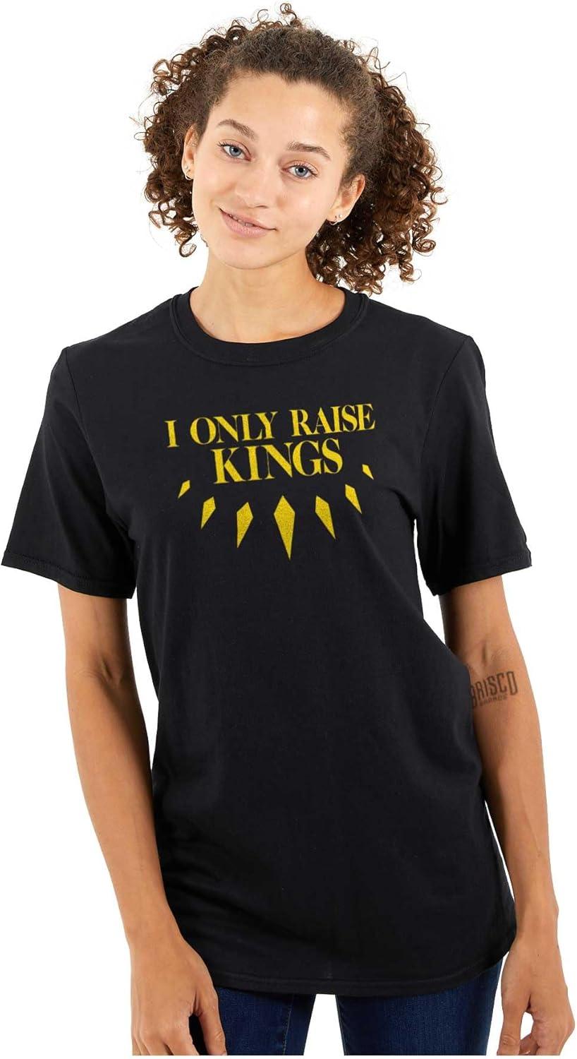 imageBlack Pride I Only Raise Kings Womens Graphic T Shirt TeesBlack