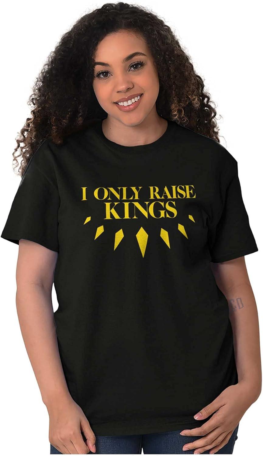 imageBlack Pride I Only Raise Kings Womens Graphic T Shirt TeesBlack