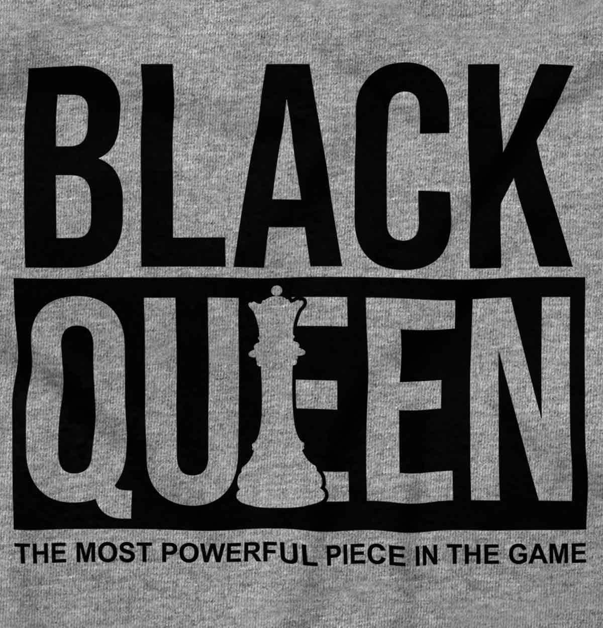 imageBlack Queen Dope Melanated Feminist Womens Graphic T Shirt TeesSport Grey