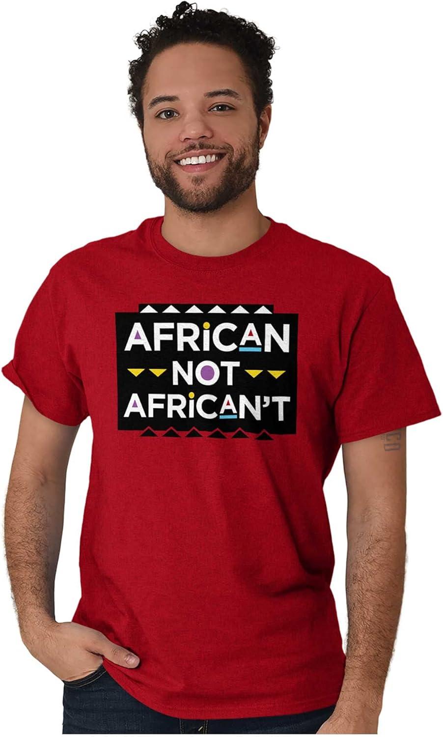 imageBrisco Brands Black History BHM African American Graphic T Shirt Men or WomenAntique Cherry Red