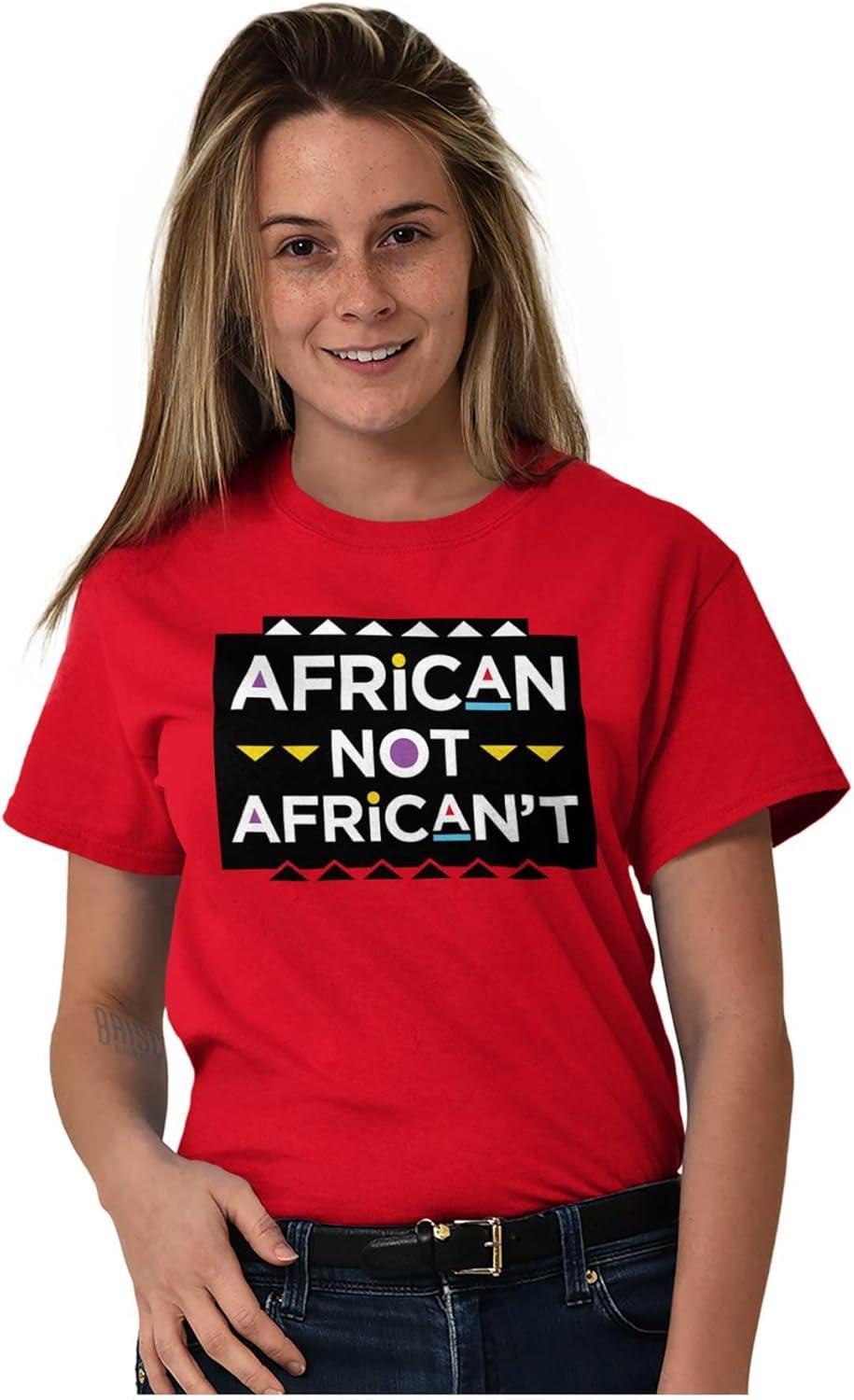 imageBrisco Brands Black History BHM African American Graphic T Shirt Men or WomenAntique Cherry Red