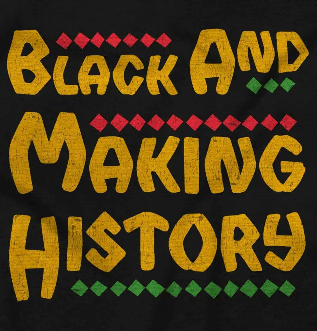 imageBrisco Brands Black and Making History BHM Pride Graphic T Shirt Men or WomenBlack