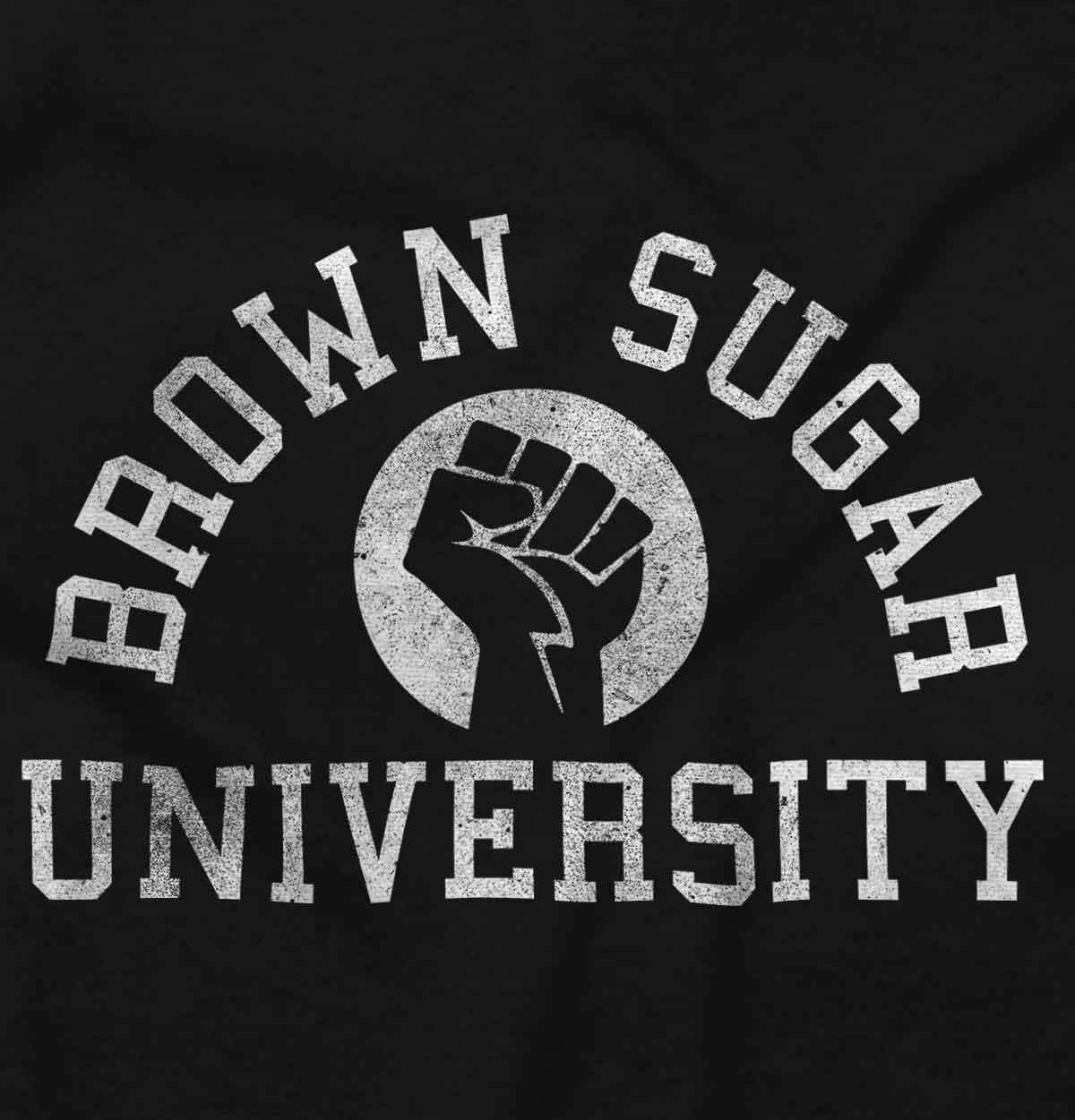 imageBrisco Brands Brown Sugar Cute Black Pride Fist Hoodie Sweatshirt WomenBlack
