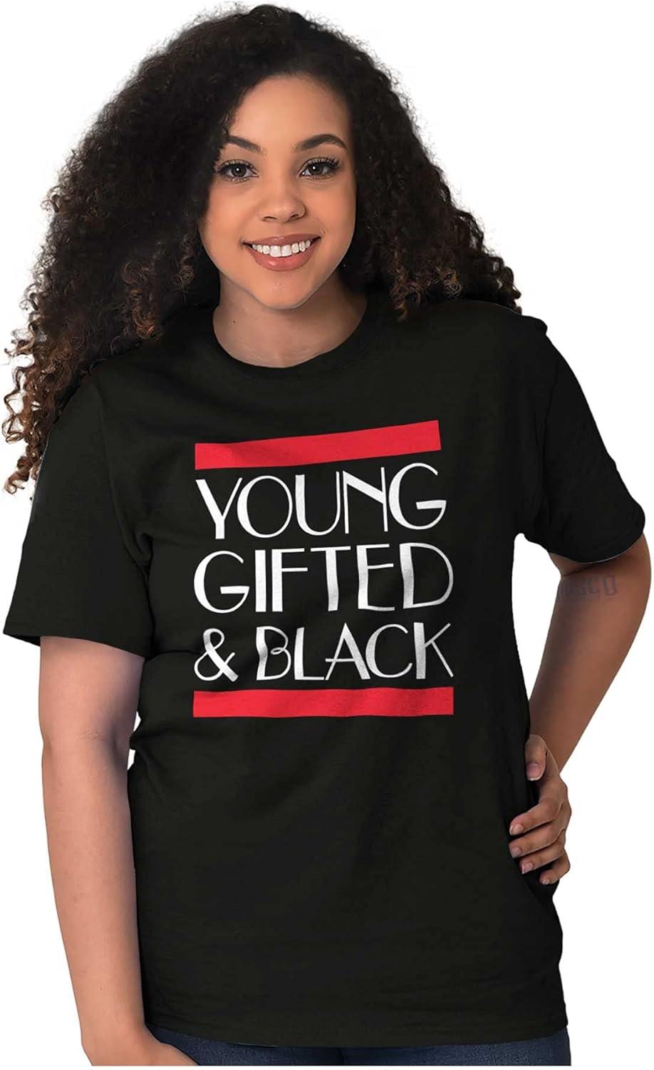 imageYoung Gifted Black African American Graphic T Shirt Men or WomenBlack