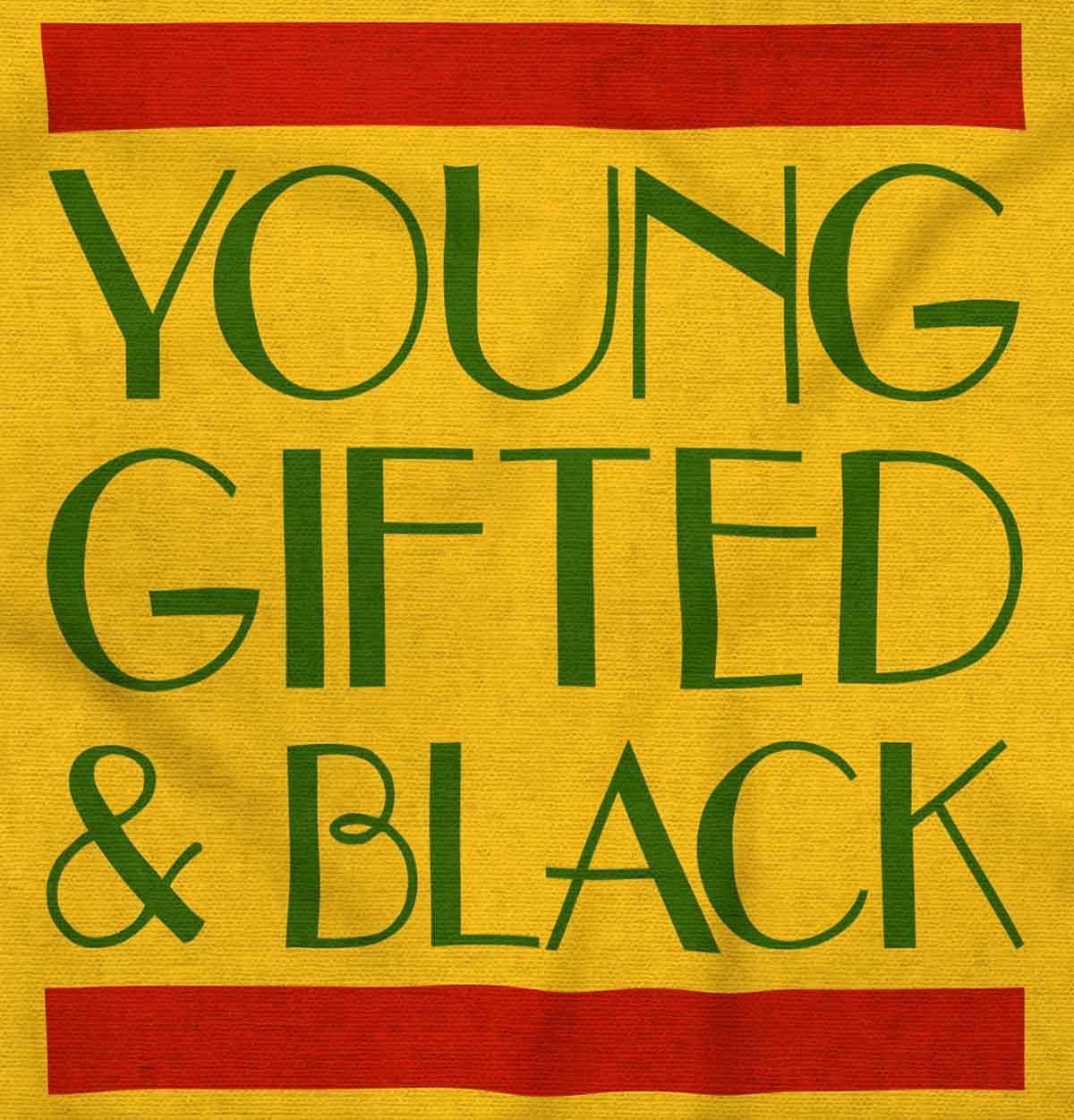 imageYoung Gifted Black African American Graphic T Shirt Men or WomenGold