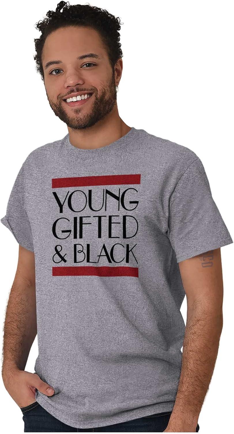 imageYoung Gifted Black African American Graphic T Shirt Men or WomenSport Grey