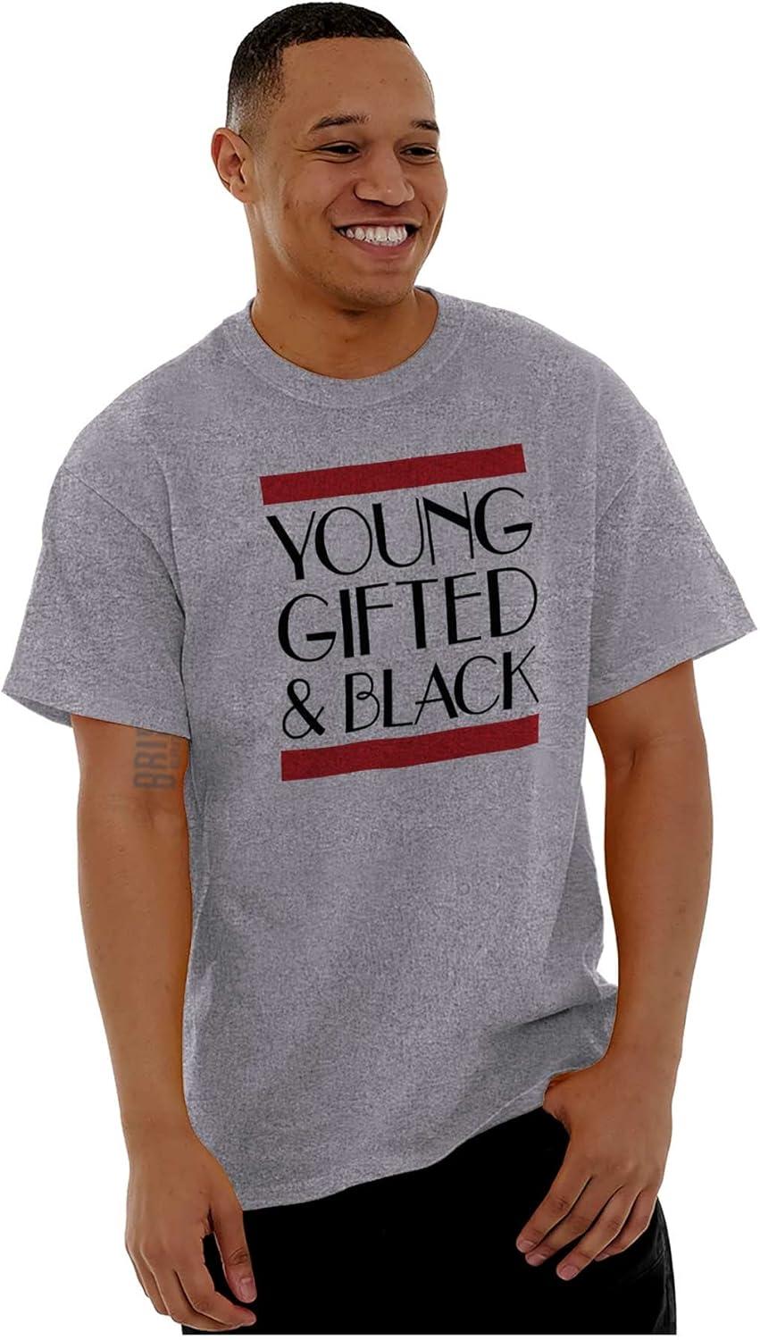 imageYoung Gifted Black African American Graphic T Shirt Men or WomenSport Grey
