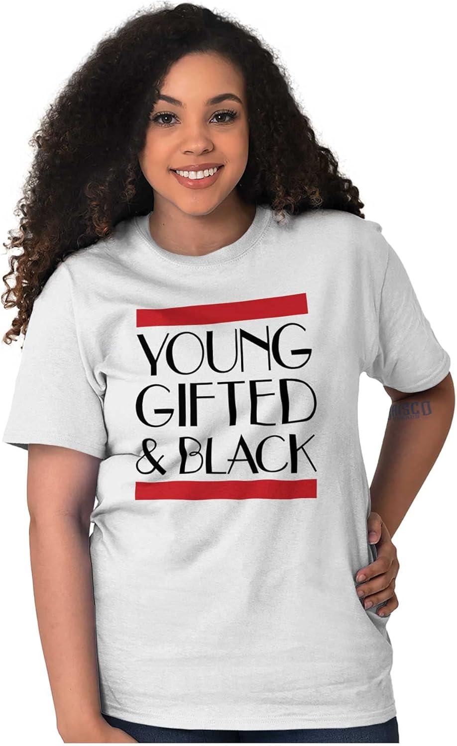 imageYoung Gifted Black African American Graphic T Shirt Men or WomenWhite