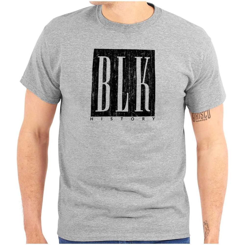 imageBLK History Black Pride Movement Graphic T Shirt Men or WomenSport Grey