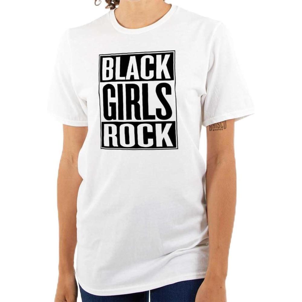 imageBlack Girls Rock Melanin Queen Womens Graphic T Shirt TeesWhite