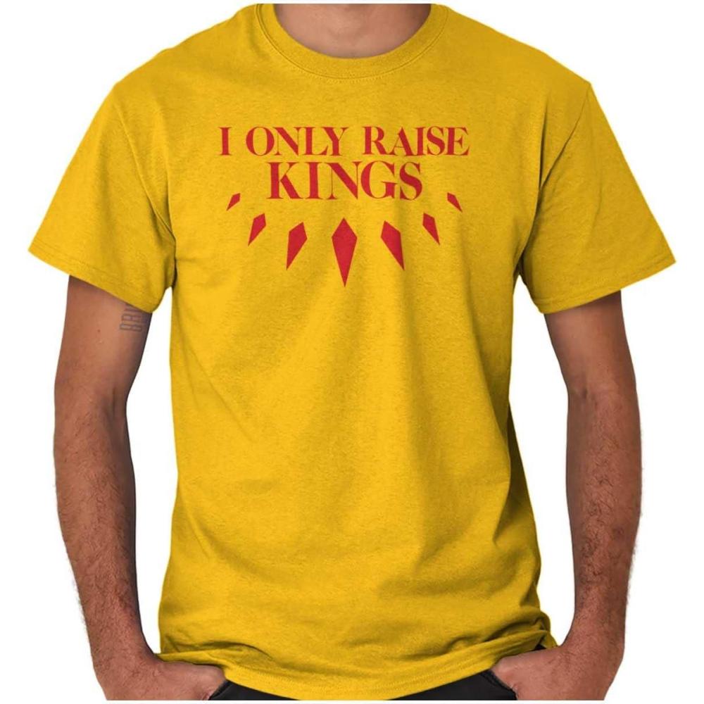 imageBlack Pride I Only Raise Kings Womens Graphic T Shirt TeesGold