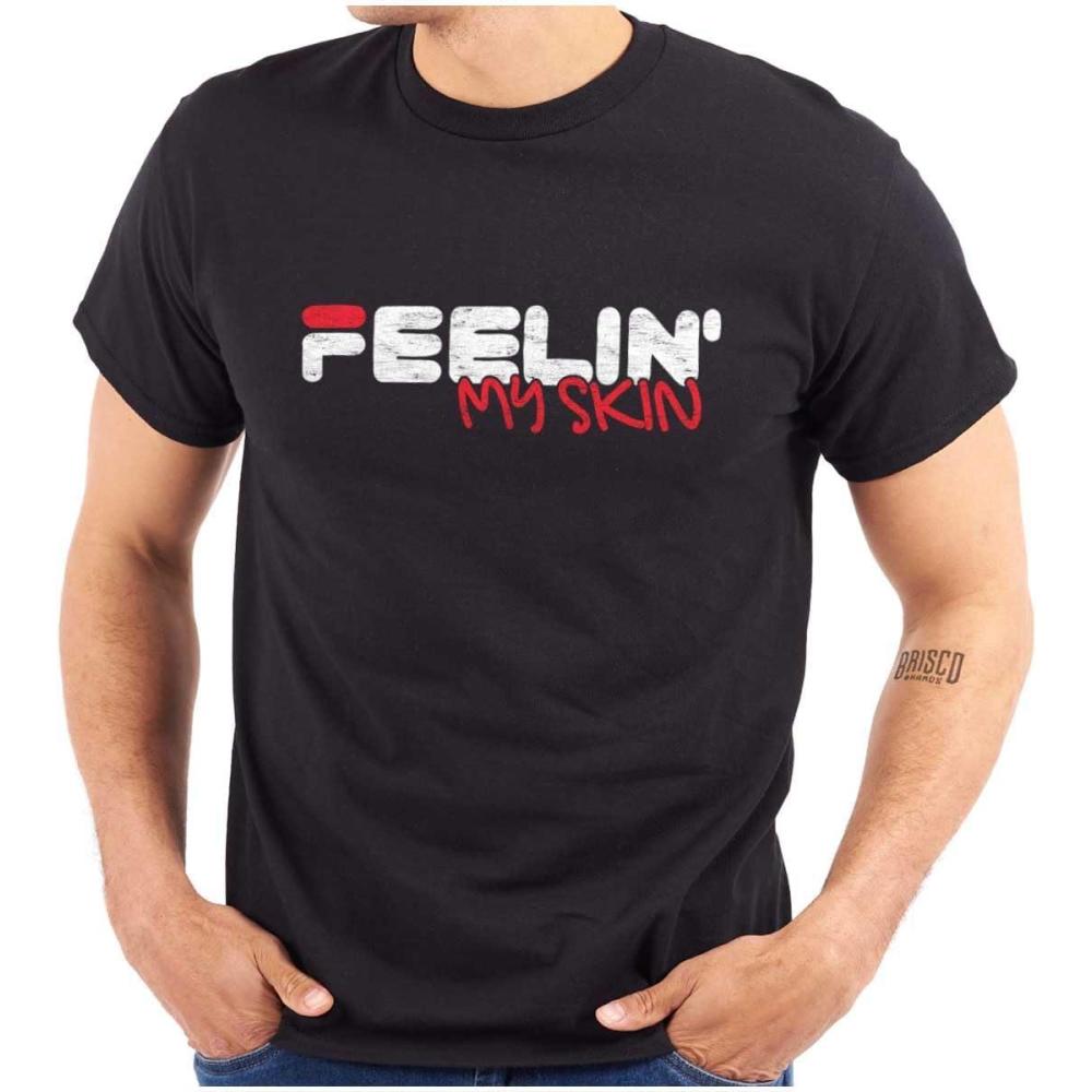 imageFeelin My Skin Melanin Black Pride Graphic T Shirt Men or WomenBlack