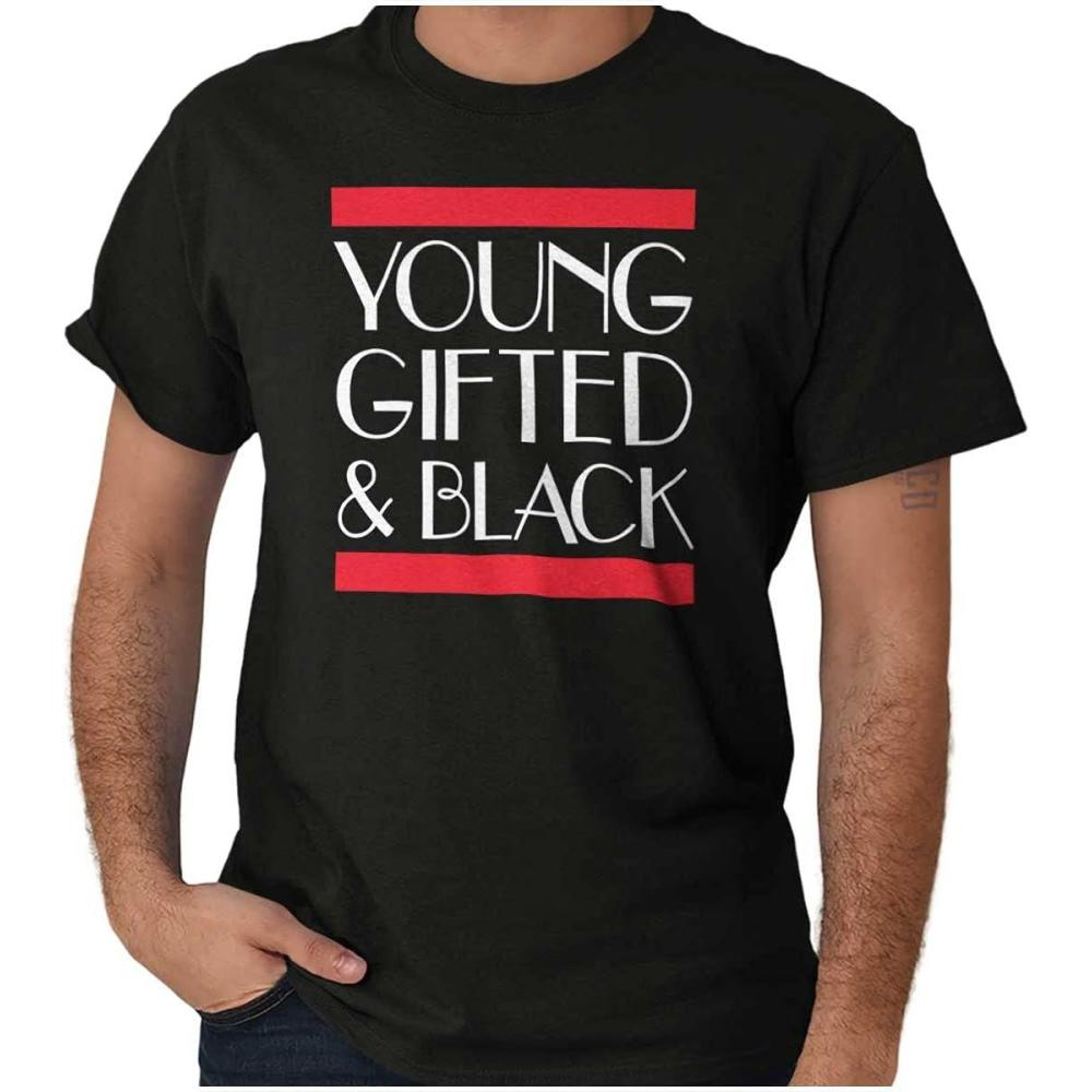 imageYoung Gifted Black African American Graphic T Shirt Men or WomenBlack