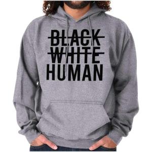 Brisco Brands Race Equality Human Rights Black Life Hoodie Sweatshirt Women Men(Sport Grey)