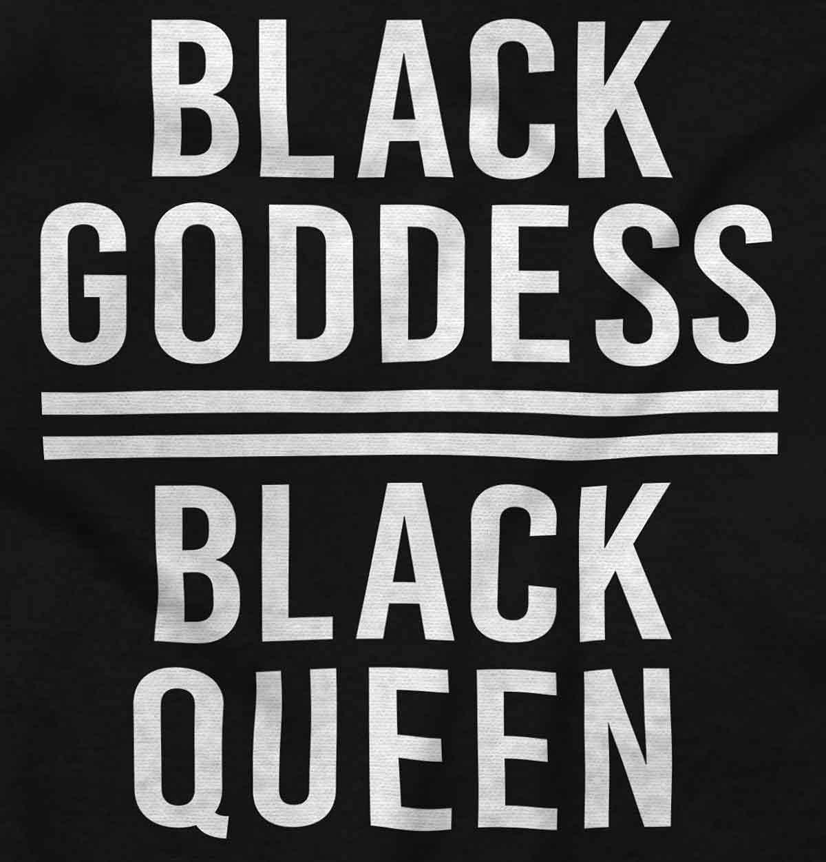 imageAfrican American Black Goddess Queen Womens Graphic T Shirt TeesBlack