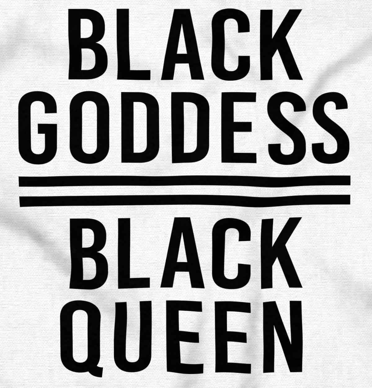 imageAfrican American Black Goddess Queen Womens Graphic T Shirt TeesWhite