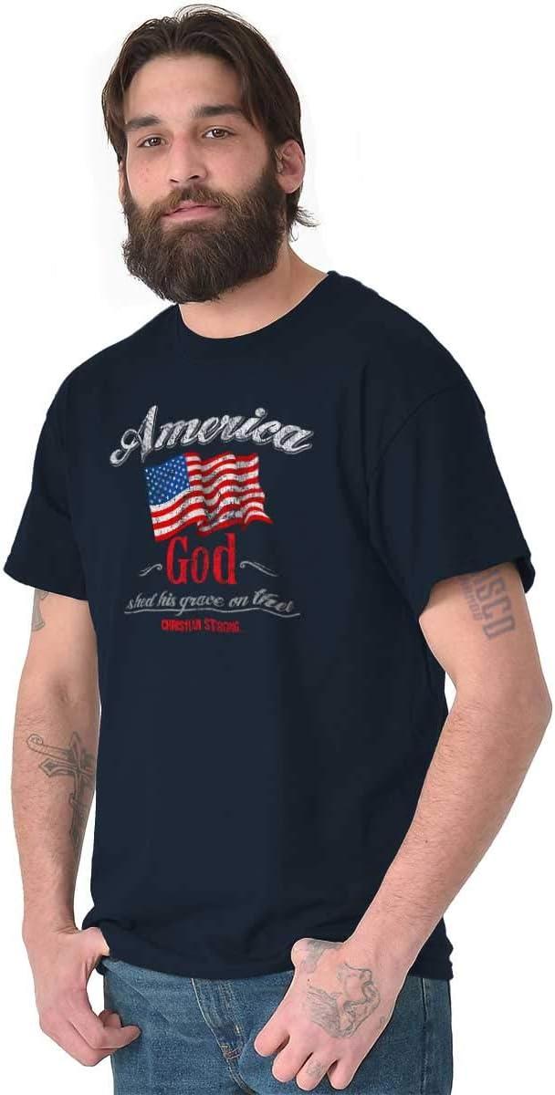 imageAmerica God Shed Grace On Thee Graphic T Shirt Men or WomenNavy