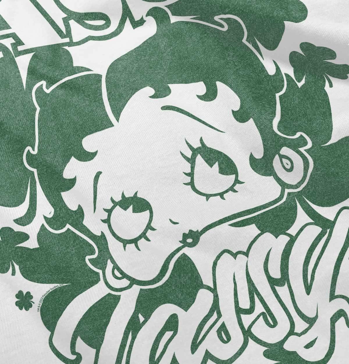 imageBetty Boop Saint Paddys Sassy Lassy Toddler Boy Girl T ShirtWhite